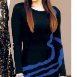 Rare European Designer Knit Midi Dress